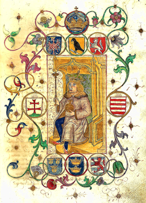 Mátyás címerábrái és címerképei a Thuróczikrónikában