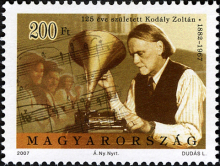 kodály zoltán bélyeg